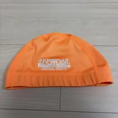 CENTRAL SPORTS 水泳帽 オレンジ　Lサイズ