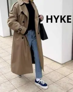 hyke トレンチコート