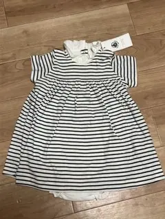プチバトー　新品タグ付き　ワンピース　ロンパース