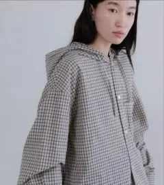 【LFM(U)】フーディーチェックシャツのサムネイル