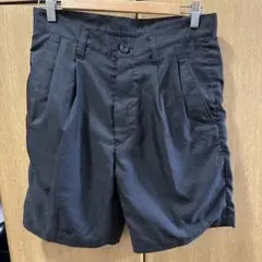 ID DAILYWEAR テーパード ショートパンツ　ブラック