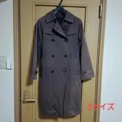 【限界価格】ブラウン ダブルブレスト ロングコート Sサイズ