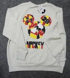 ミッキーマウス　トレーナー　スウェット　サイズ：メンズМ　カラフル