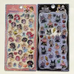 プチドロップステッカー　プリンセス　ヴィランズ　ディズニー