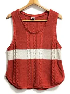 70s HAI SPORTING GEAR イッセイミヤケ サマーニットトップスのサムネイル