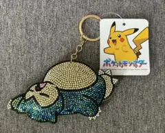ポケモン　カビゴン　ラインストーンキーホルダーのサムネイル