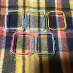 Apple Watch フレーム　ケース 5個セット カラフルSE 44ミリ