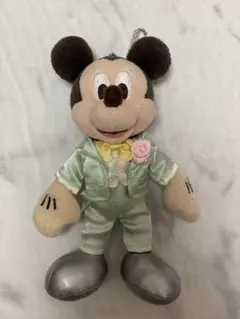 ディズニー ミッキー ウェディング コスチューム ぬいぐるみバッジ