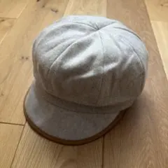 カシラ　ウール混紡キャスケット　ベージュ