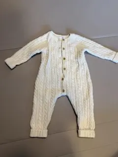 ZARA ケーブルニットロンパース 9-12ヶ月 80センチ