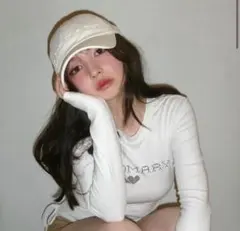 ANDMARY☆Mary logo cap ivory新品未使用タグ付き - メルカリ