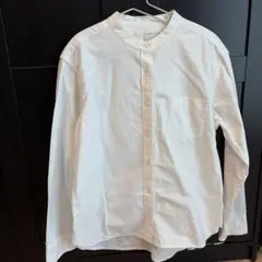 無印良品 ノーカラーシャツ