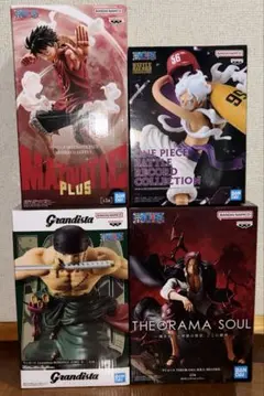 ONEPEACE THEORAMA SOUL シャンクス　ルフィ　ゾロ　4点