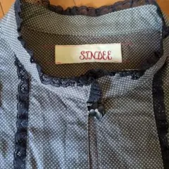 SINDEE ドット柄 半袖シアーブラウス 日本製 Mサイズのサムネイル