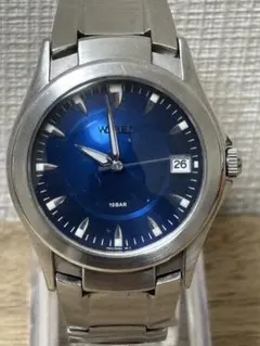 稼働品　SEIKO WIRED メンズ アナログ腕時計 ブルー文字盤 10BARのサムネイル