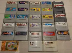 スーパーファミコン ゲームソフト 26本セット　ダブりあり