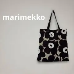 【人気カラー】marimekko マリメッコ トートバッグ ウニッコ 花柄 茶色