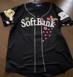 本日で最終出品　最終値下　福岡ソフトバンクホークス　ビジターレプリカユニフォーム