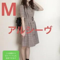 【タグ付き】archives アソートトレンチ2wayワンピース　チェック　M