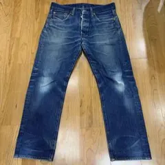 Levi's 501 ボタンフライ デニムパンツ インディゴ