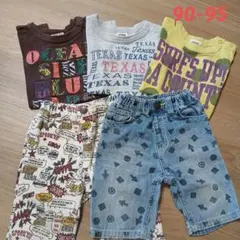 JUNK STORE Tシャツズボン 5点セット 90/95のサムネイル