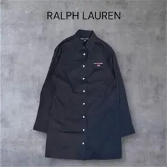 【美品】RALPH LAUREN 刺繍ロゴ ラルフローレン シャツワンピース S