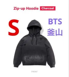 BTS 釜山 ポップアップ ジップアップ フーディー XL 2026年最新】bts ジップアップパーカーの人気アイテム - メルカリ
