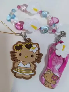 サンリオ日焼け　ストラップ2点セットのサムネイル