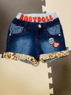 ベビードール デニムショートパンツ ベビー服 デニムパンツ