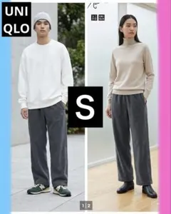 【完售品・附吊牌】UNIQLO × Needles 刷毛寬褲（長褲管） S