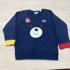 HOT BISCUITS クマ刺繍 トレーナー 100