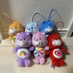 ケアベア ストラップ ぬいぐるみ 6個セット