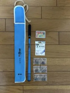 ティムコ　幸釣四五六　ソライロ　延べ竿　おまけ付き　小物釣り　仕掛けのサムネイル