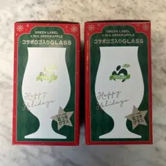 GREEN LABEL x Mrs. GREEN APPLE 足つきグラス 2個