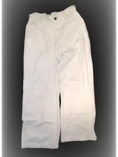 ホワイト ワイドパンツ 少しの汚れあり