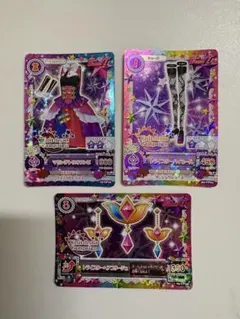 アイカツ カード マゼンダトリオワンピ　他3枚セット