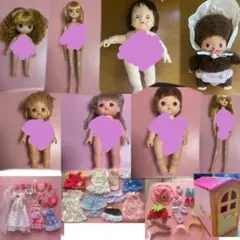 豪華お人形遊びセット：メルちゃん・リカちゃん・ぽぽちゃん・ハウス詰め合わせ