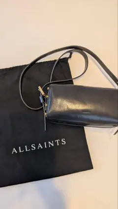 【極美品】オールセインツ ショルダーバッグ 本革　2way 黒 中古・古着通販】ALL SAINTS (オールセインツ) レザーショルダー