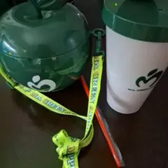 Mr. GREEN APPLE ポップコーンケースとドリンクセット