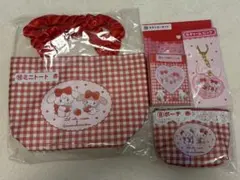 ♡mikko.サンリオ♡一番くじ トート.ファイル.ポーチ.チャーム.ステッカー