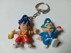 【希少】がんばれゴエモン　レトロ　フィギュア　キーホルダー　ゴエモン　ヤエ 希少】がんばれゴエモン レトロ フィギュア キーホルダー ゴエモン