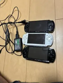 PSP本体 3台セット + ACアダプター