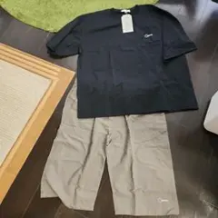 LOGOS DAYS ルームウェアセット 5L 黒・ベージュ