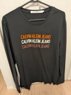 CALVIN KLEIN JEANS ブラック ロングスリーブTシャツ L