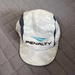 PENALTY サッカー フットサル キャップ 迷彩柄 グレーネイビー
