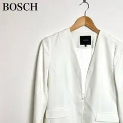 【ボッシュ】BOSCH高級感出るホワイト長袖テーラードジャケットのサムネイル