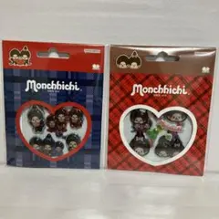 サンスター文具　モンチッチ ぷっくりシール2種セット