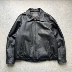 90s banana republic 黒タグ レザー ダブルジップ ジャケット - メルカリ