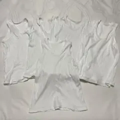 男の子用ホワイトタンクトップ 5枚セット
