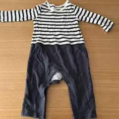 ボーダー柄ロンパース　ユニクロ　80cm